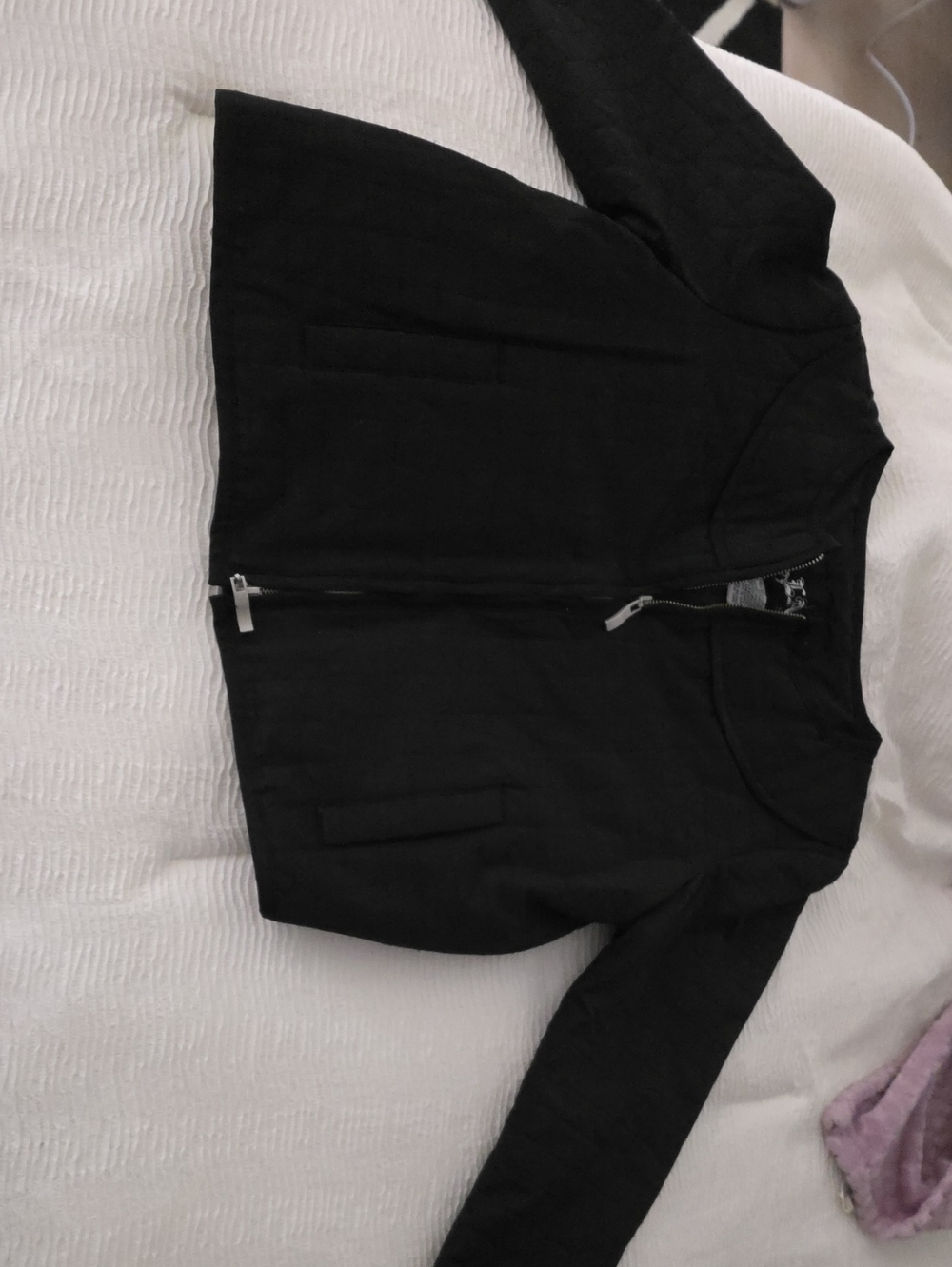 Black Women's Zip-Front Jacket